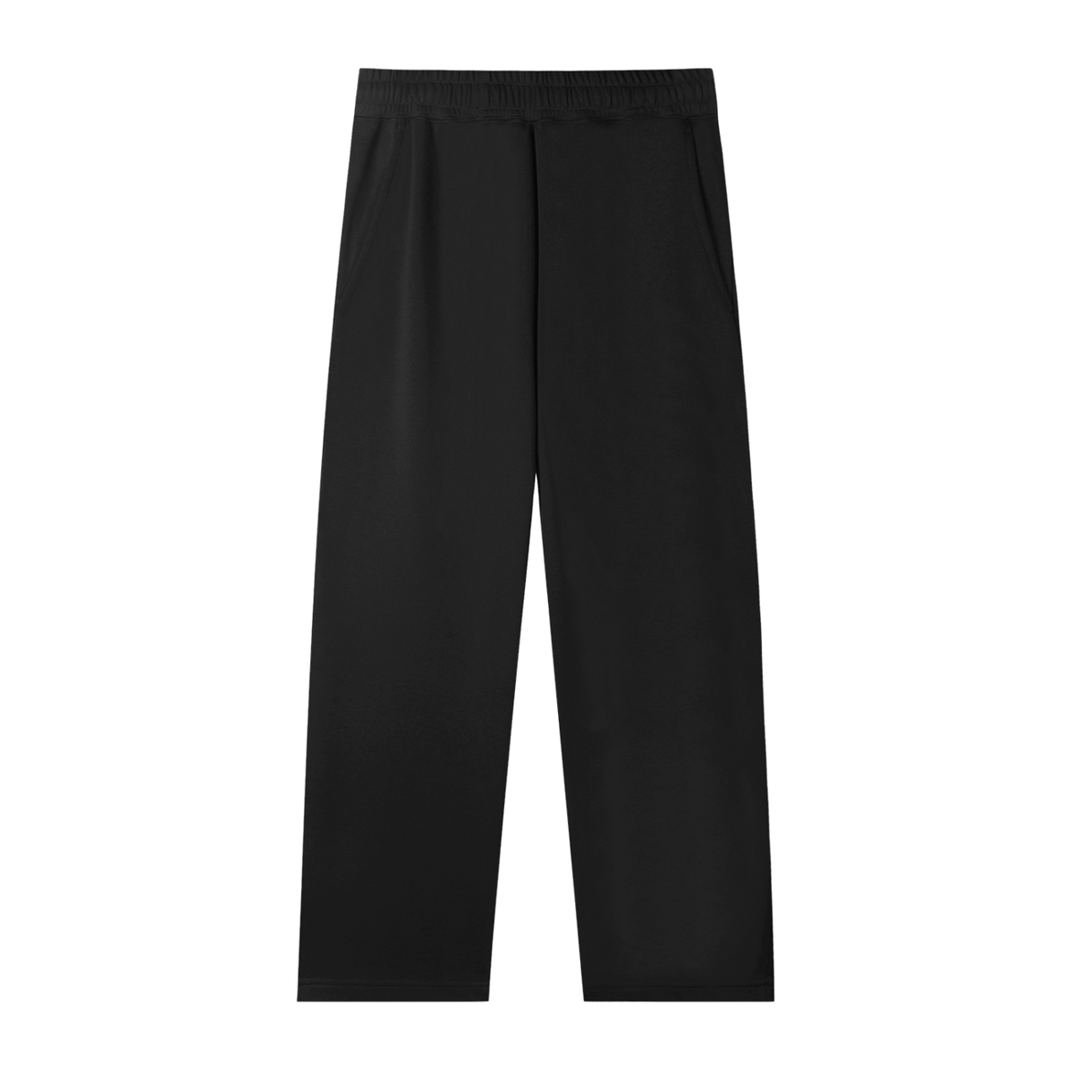 The Straight Sweatpant in Black #Color_Black