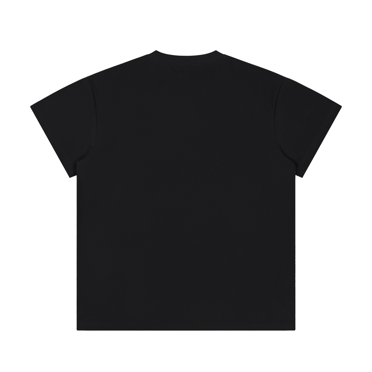 The Lightweight Tee in Black, back #Color_Black