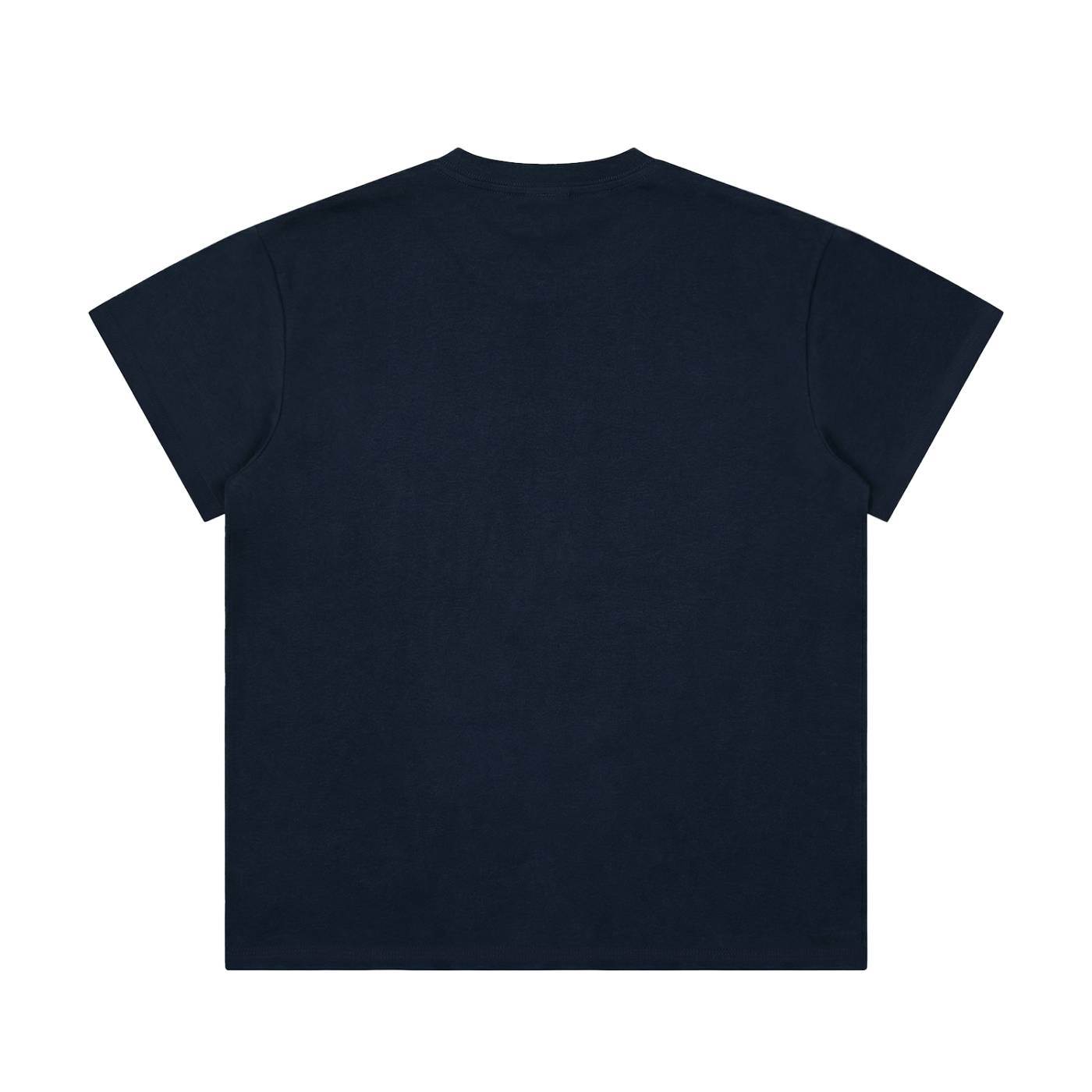 The Lightweight Tee in Navy Blue, back #Color_Navy Blue