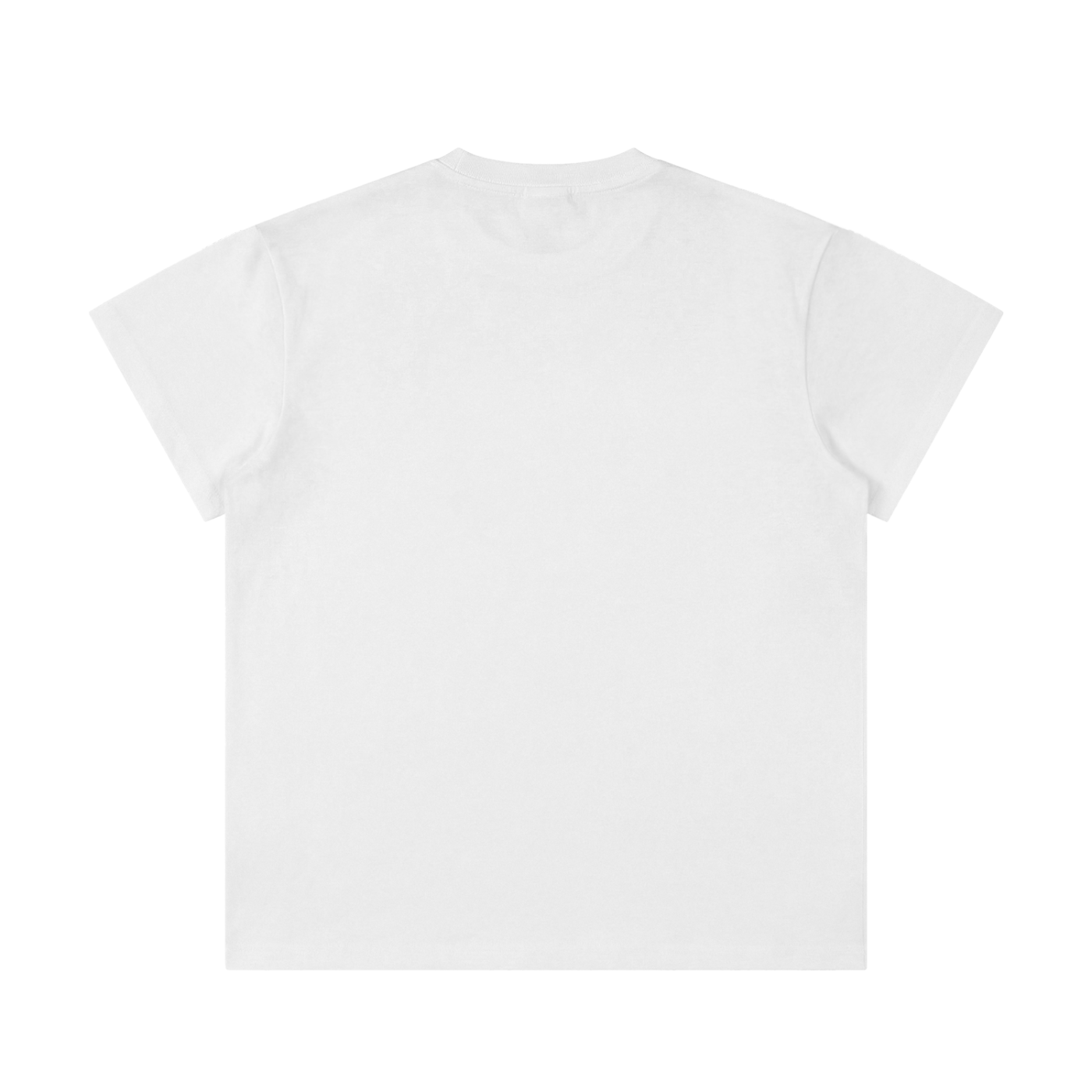 The Lightweight Tee in White, back #Color_White