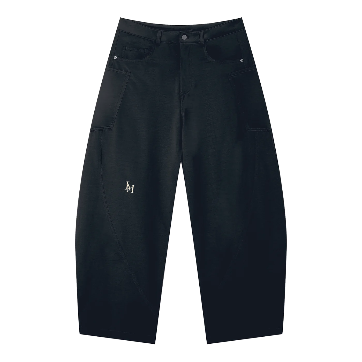 The Barrel Trouser in Black #Color_Black