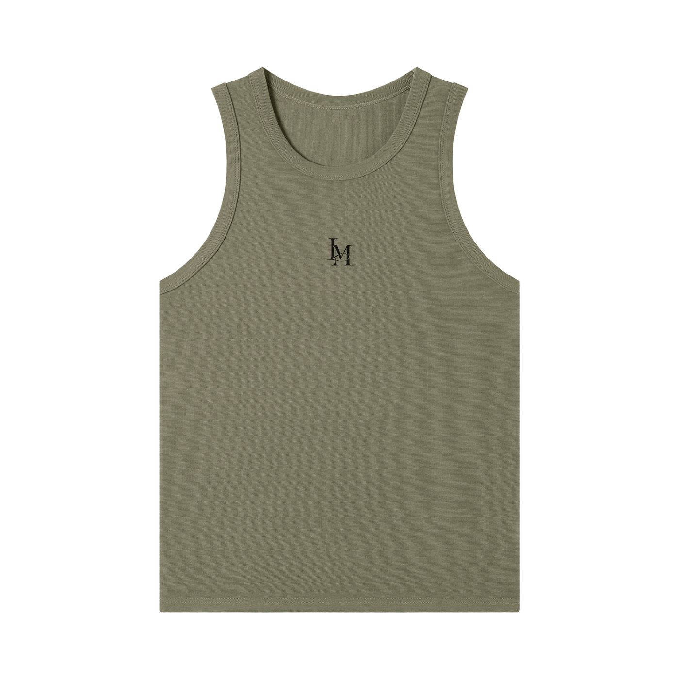The Heavy Ribbed Tank in Army Green #Color_Army Green