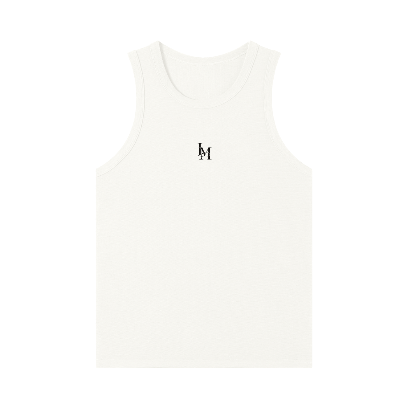 The Heavy Ribbed Tank in White #Color_White