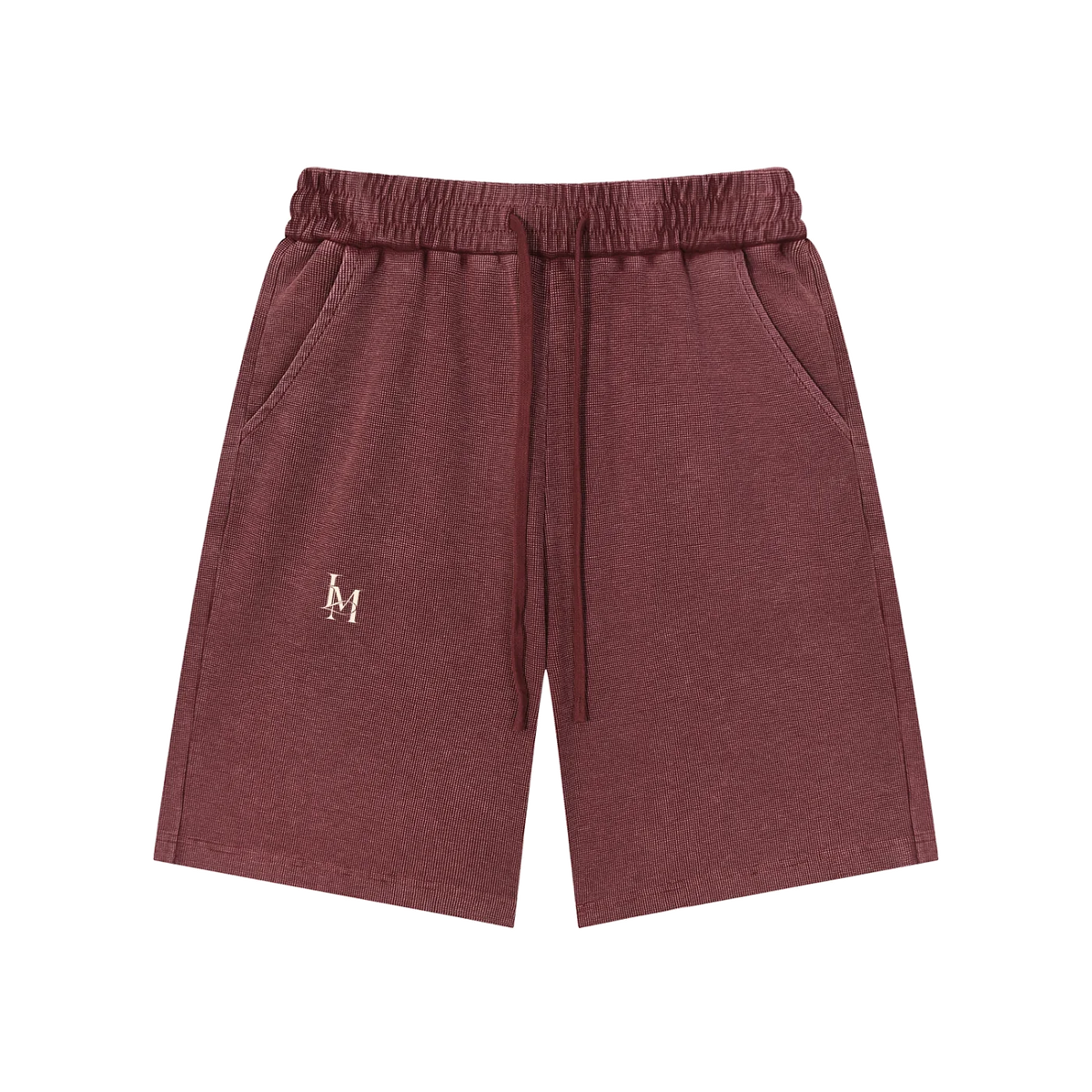 The Waffle Short in Jujube Red #Color_Jujube Red