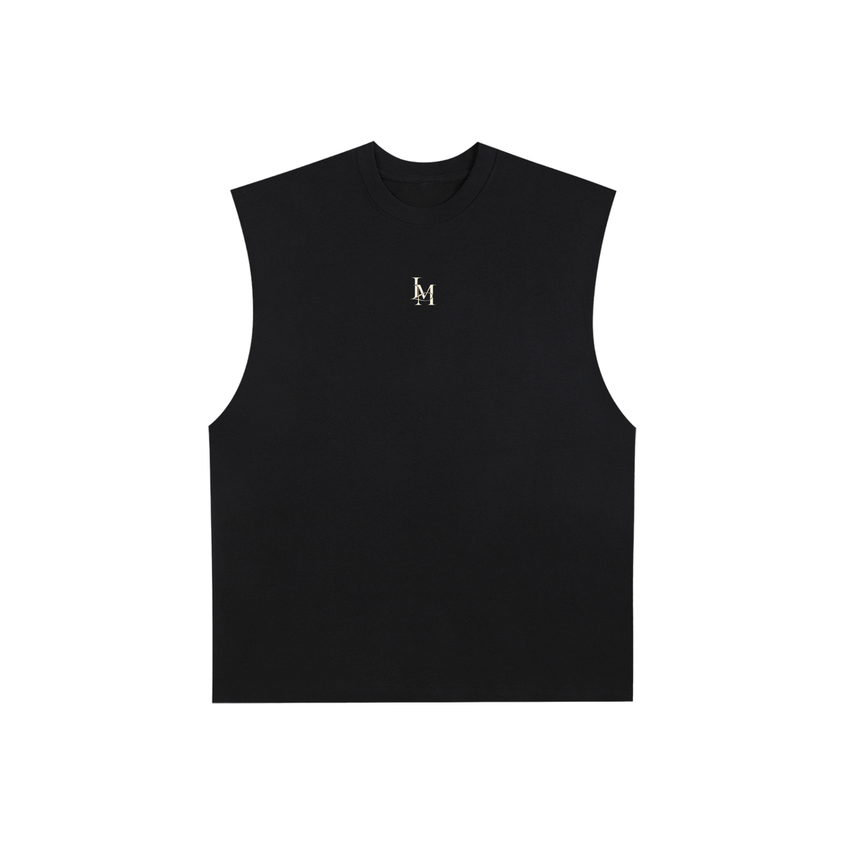 The Raw Edge Tank in Black #Color_Black