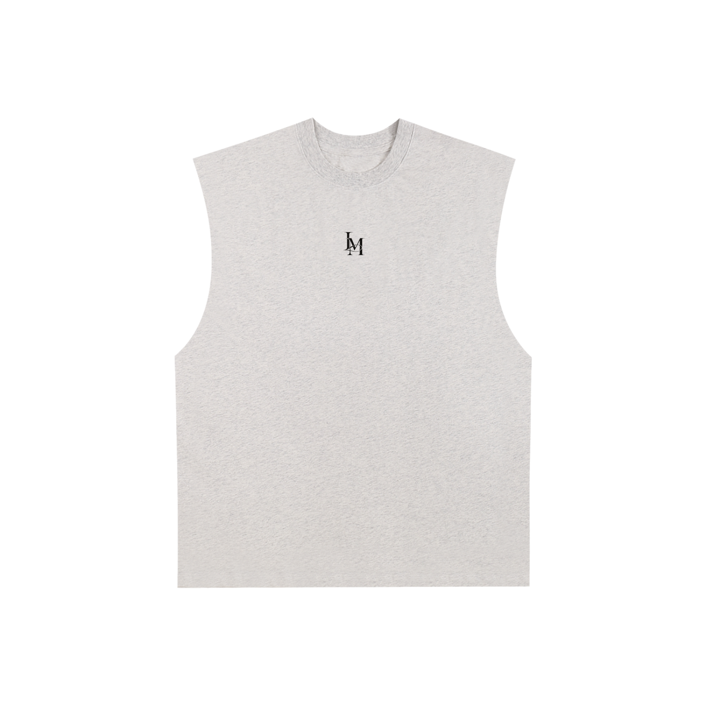 The Raw Edge Tank in Flower Gray #Color_Flower Gray