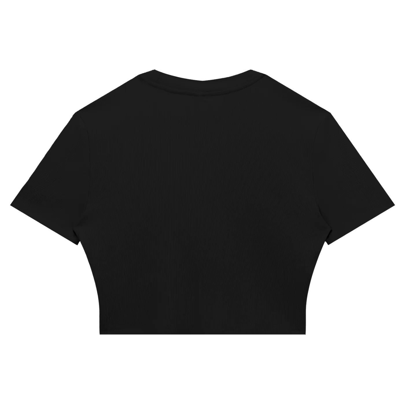 The Slim Crop in Black, back #Color_Black
