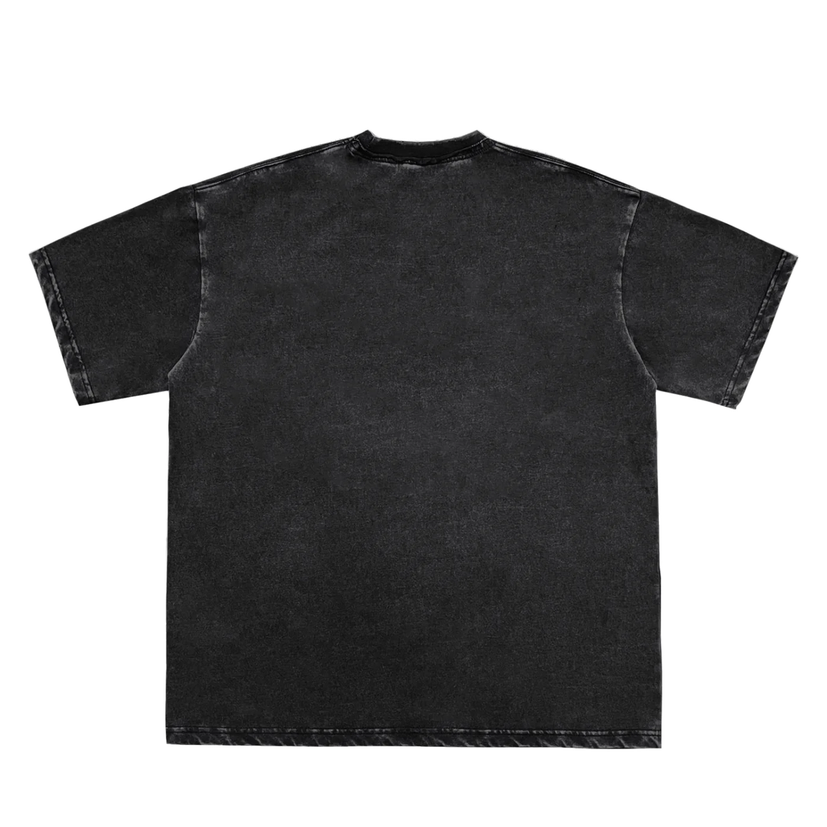 The Snow Washed Tee in Black, back #Color_Black