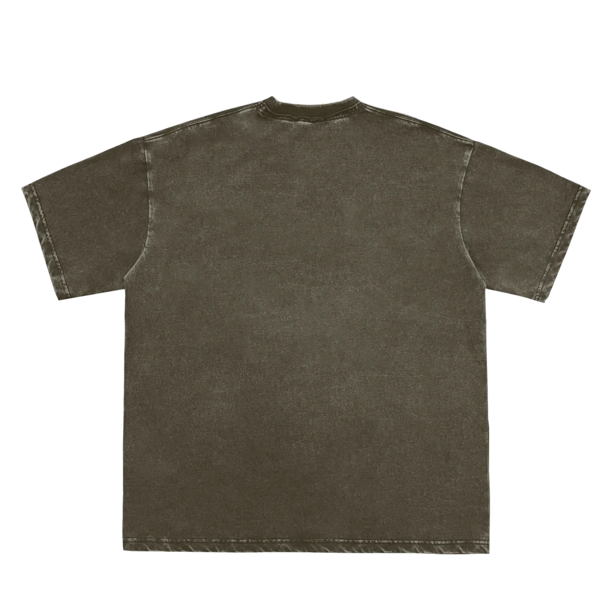 The Snow Washed Tee in Clay Gray, back #Color_Clay Gray