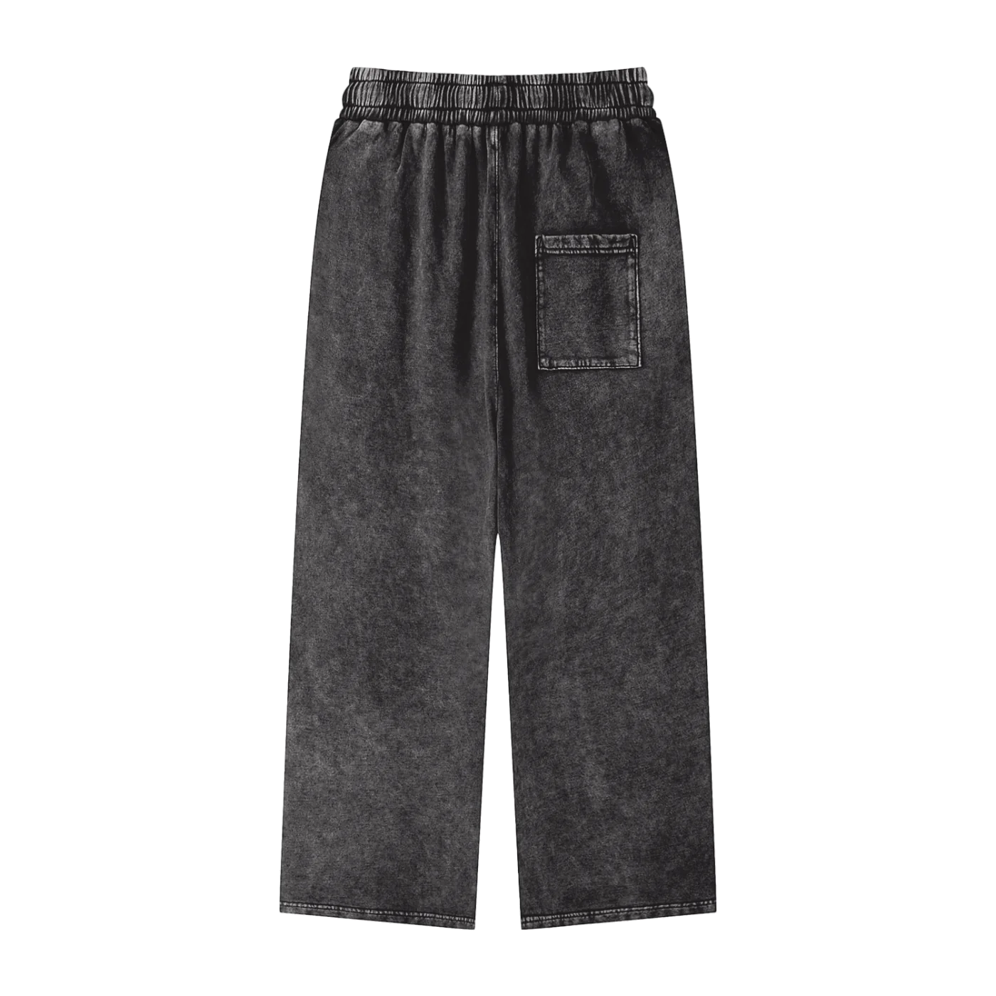 The Snow Washed Trouser in Black, back #Color_Black