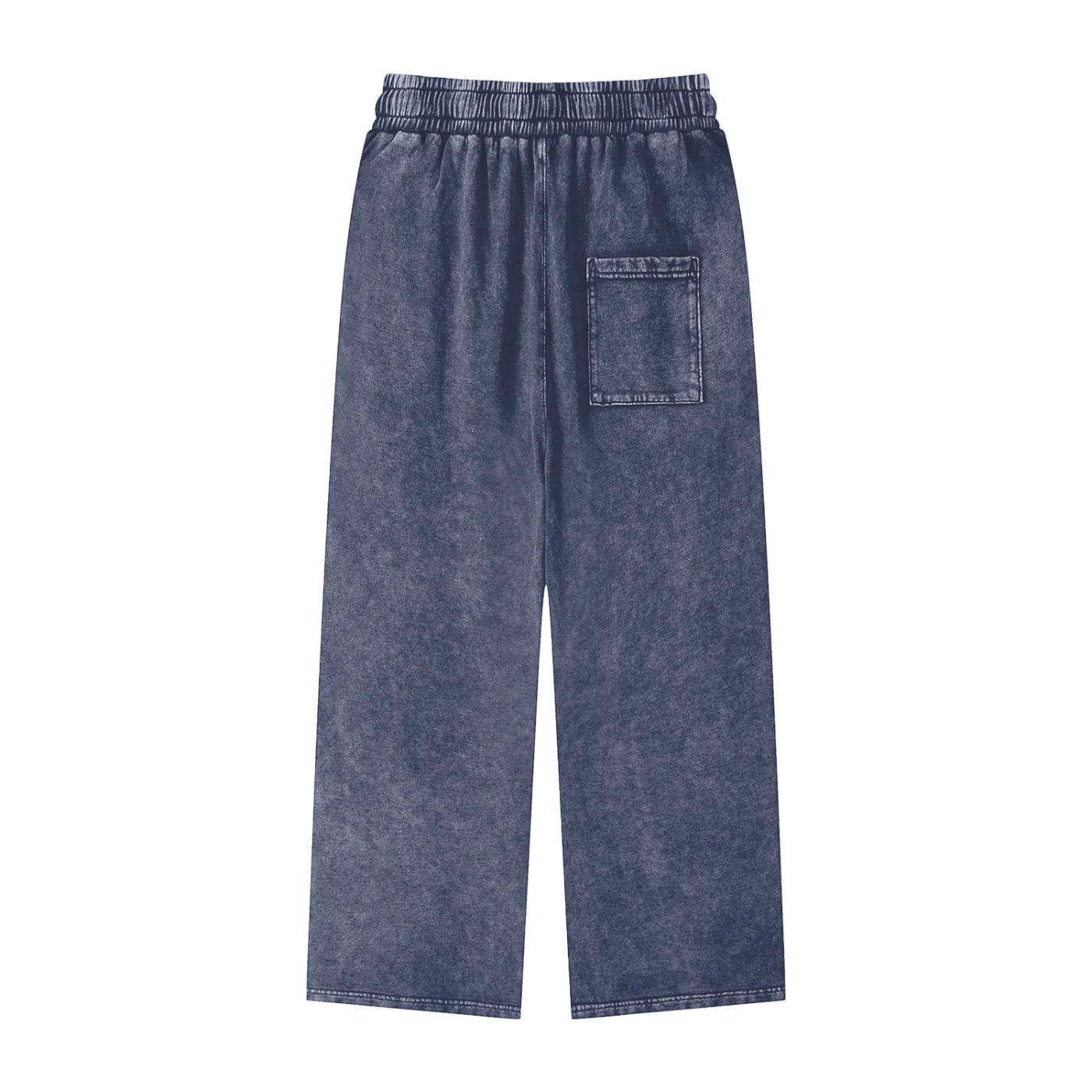 The Snow Washed Trouser in Blue, back #Color_Blue