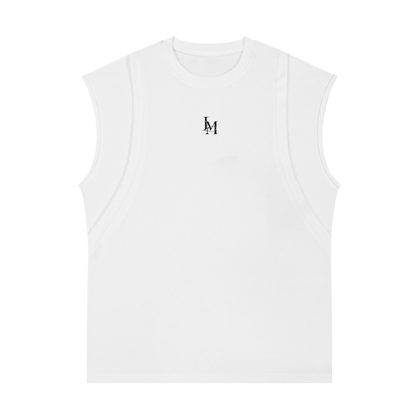 The Muscle Tank in White #Color_White