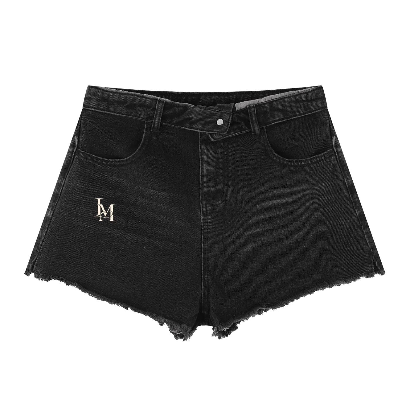 The A-Line Short in Black #Color_Black