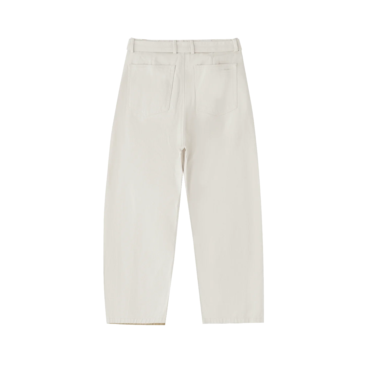 The Barrel Chino in White, back #Color_White