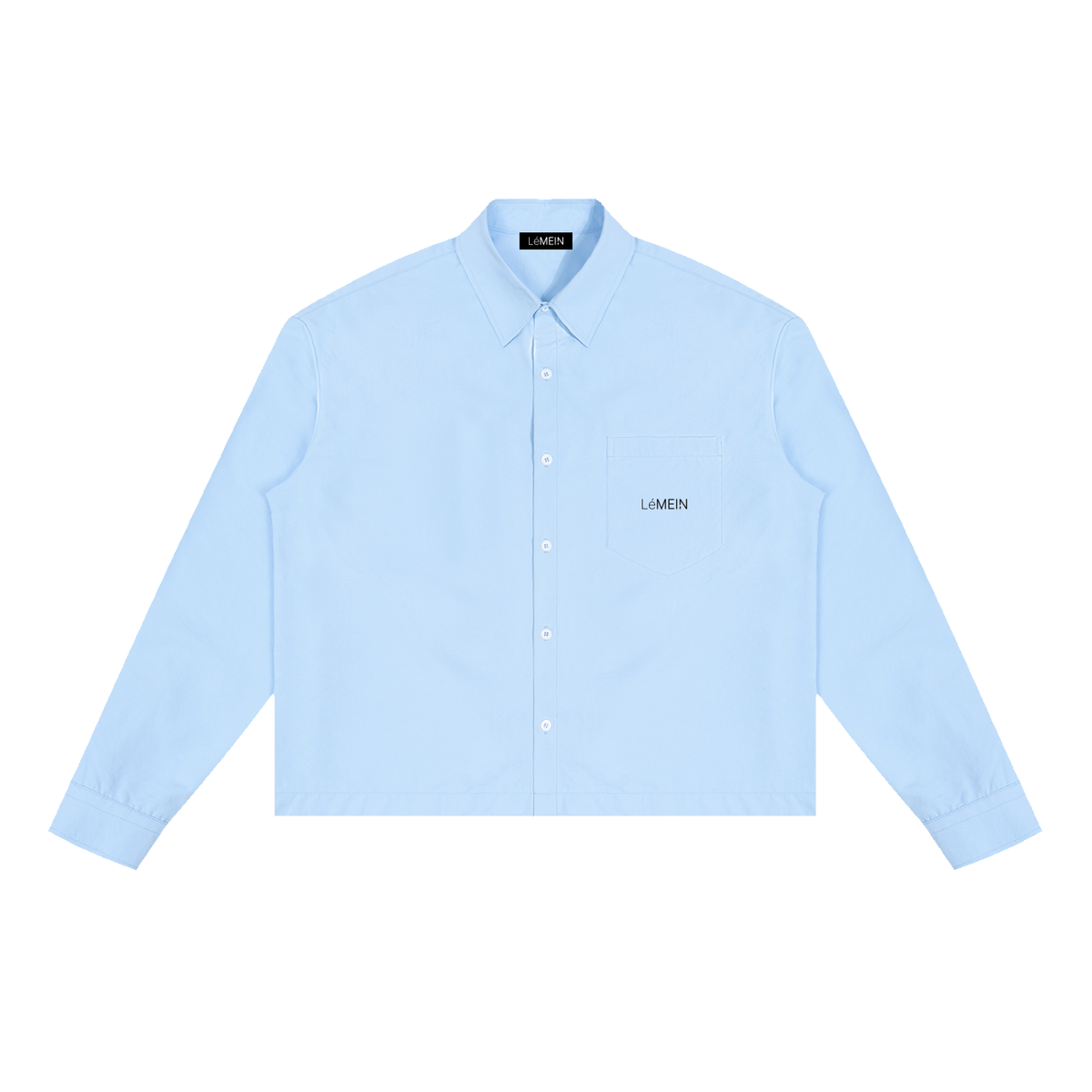 The Boxy Shirt in Sky Blue #Color_Sky Blue