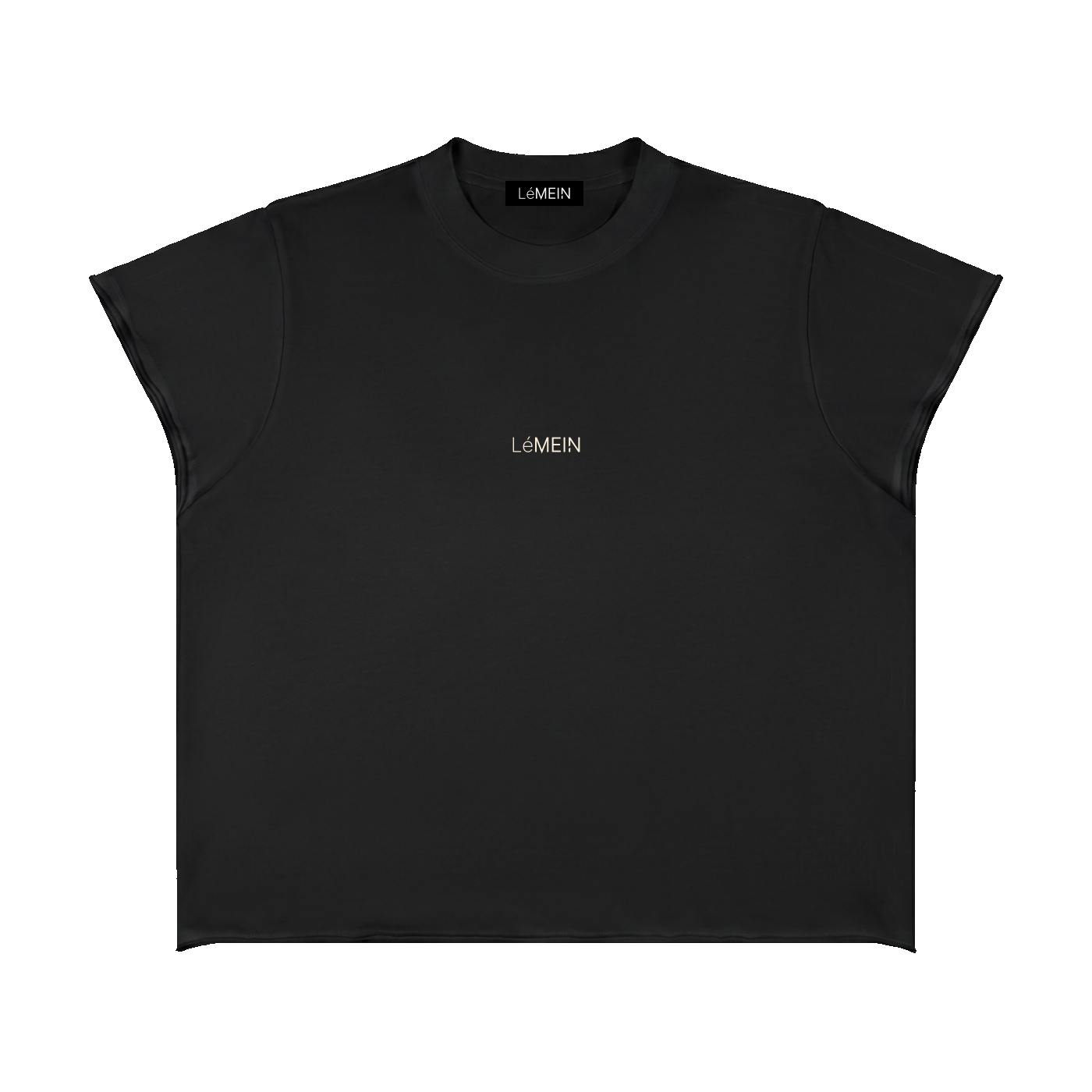 The Cap Sleeve Tee in Black #Color_Black