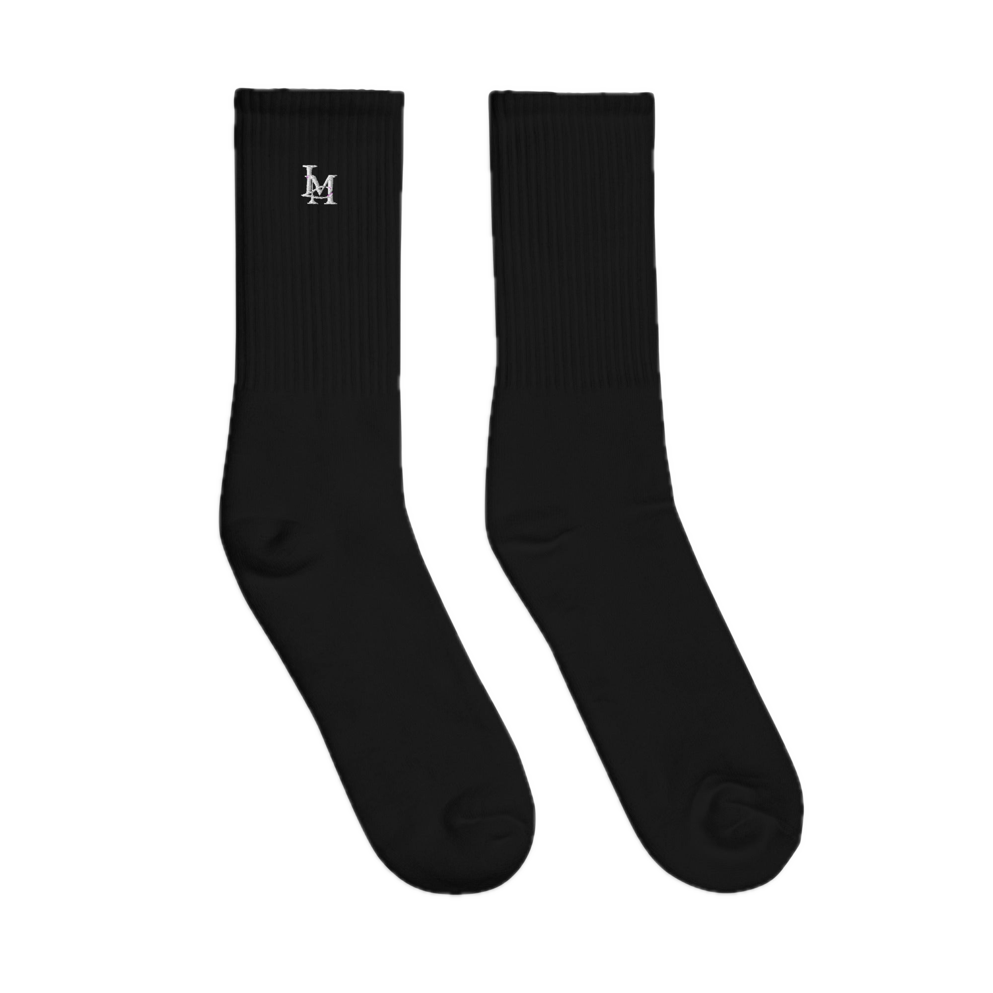 The Crew Sock in Black, view 2 #Color_Black