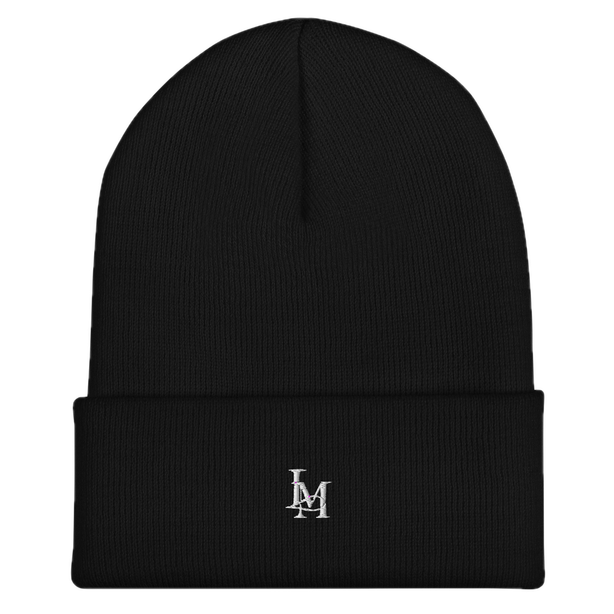 The Cuffed Beanie in Black #Color_Black