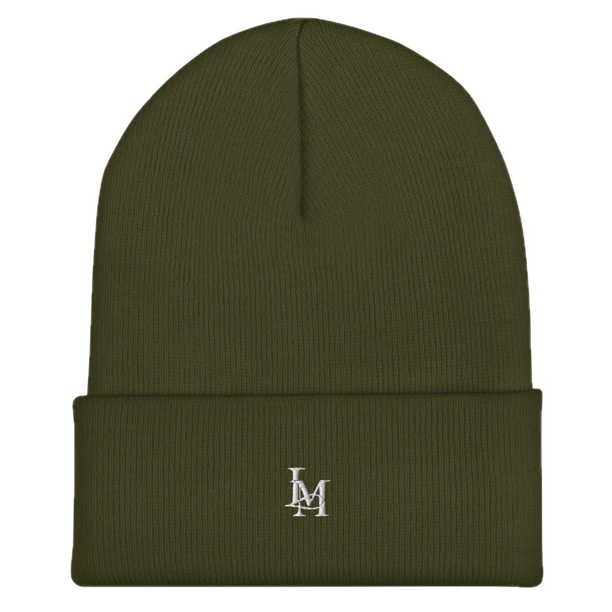 The Cuffed Beanie in Olive #Color_Olive