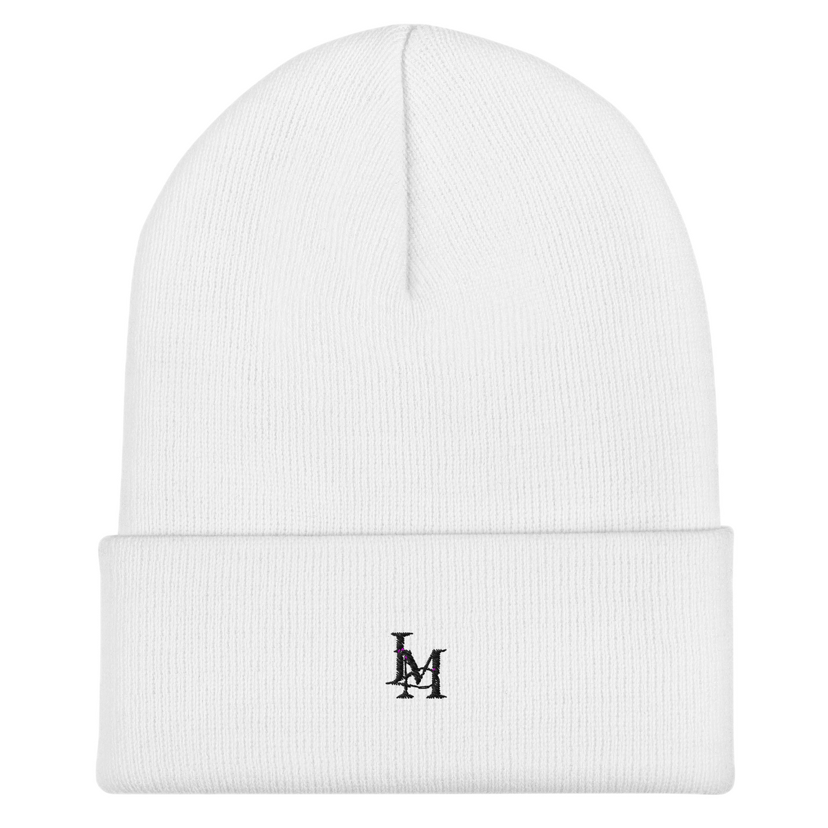The Cuffed Beanie in White #Color_White