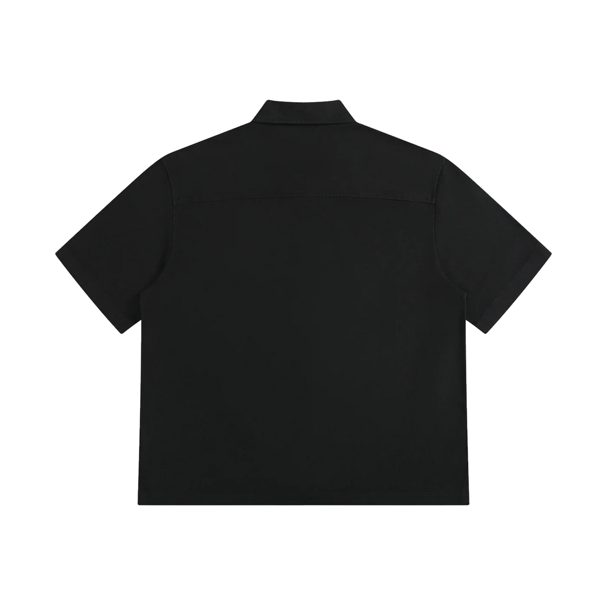 The Date Shirt in Black, back view #Color_Black