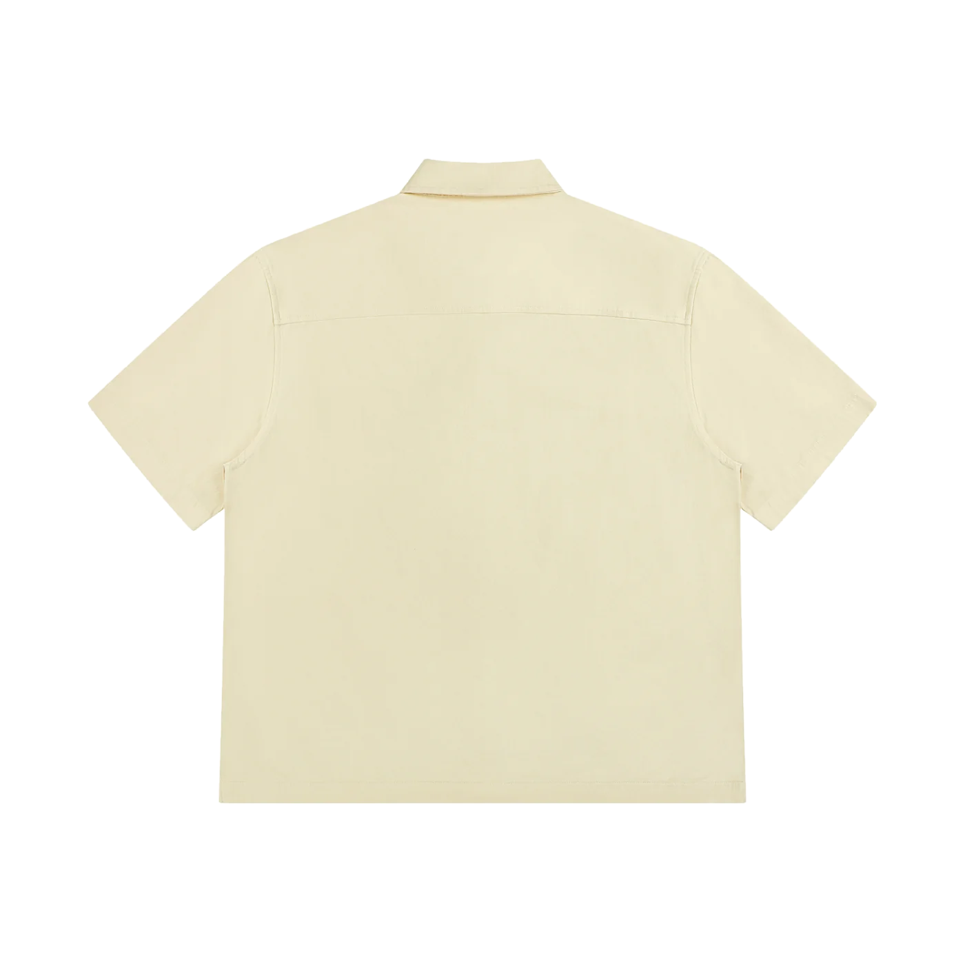 The Date Shirt in Apricot, back view #Color_Apricot