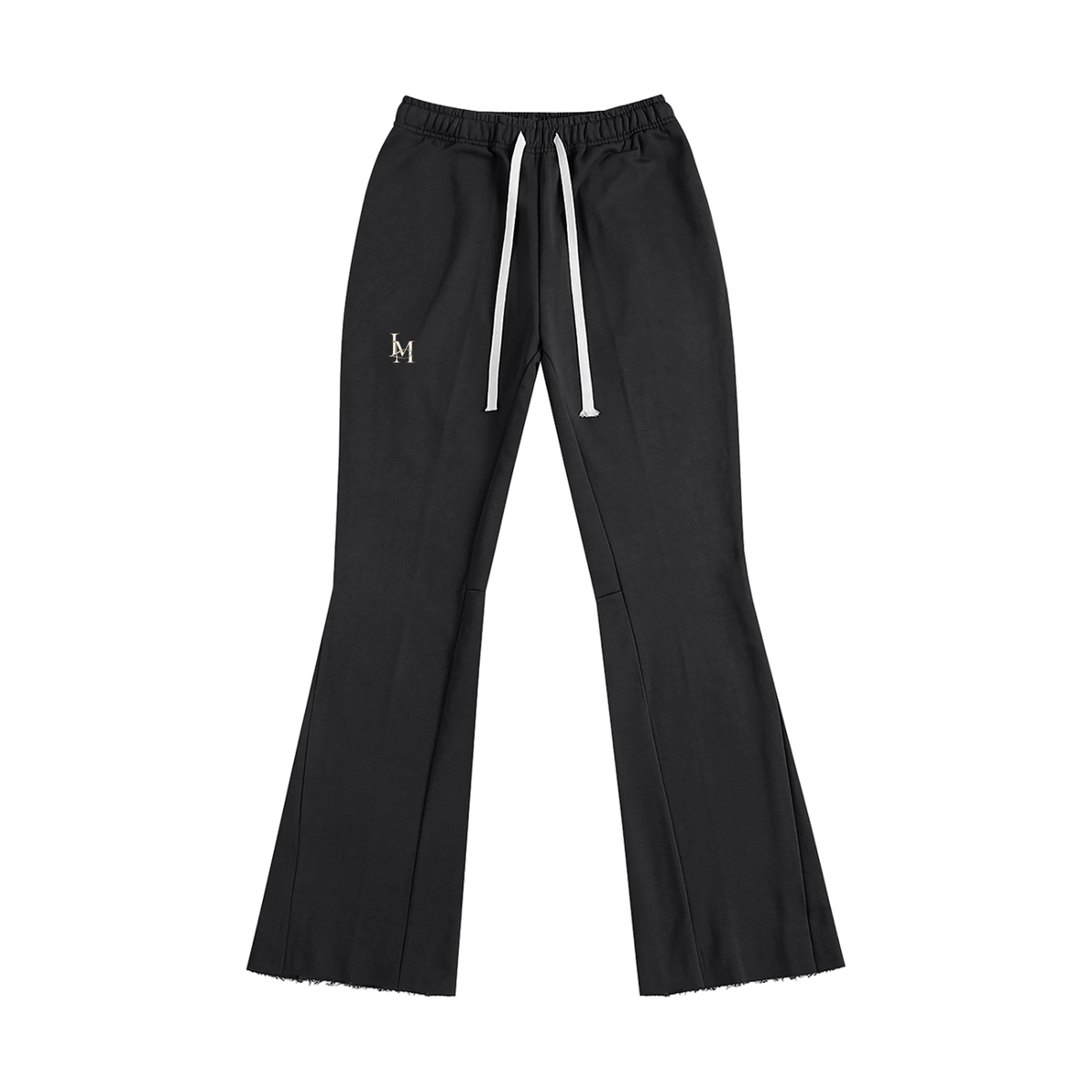 The Flared Sweatpant in Black #Color_Black