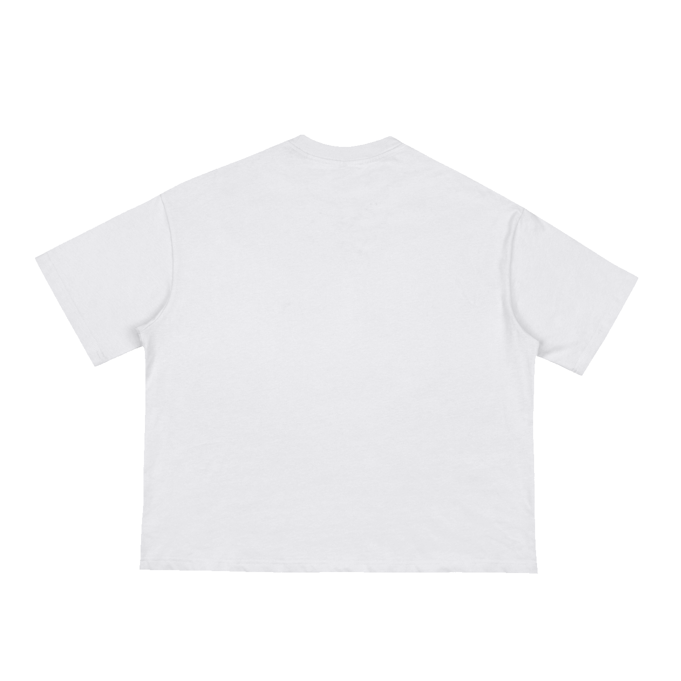 The Loose Tee in White, back #Color_White