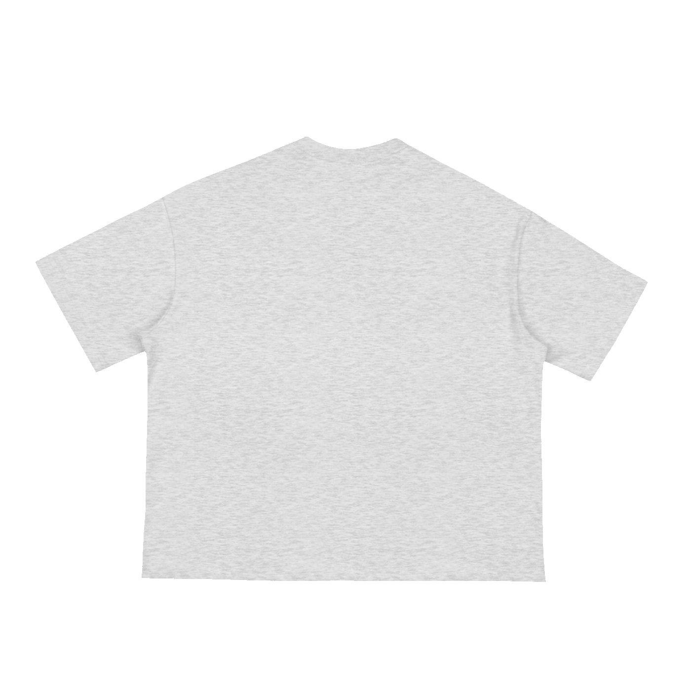 The Loose Tee in Flower Gray, back #Color_Flower Gray