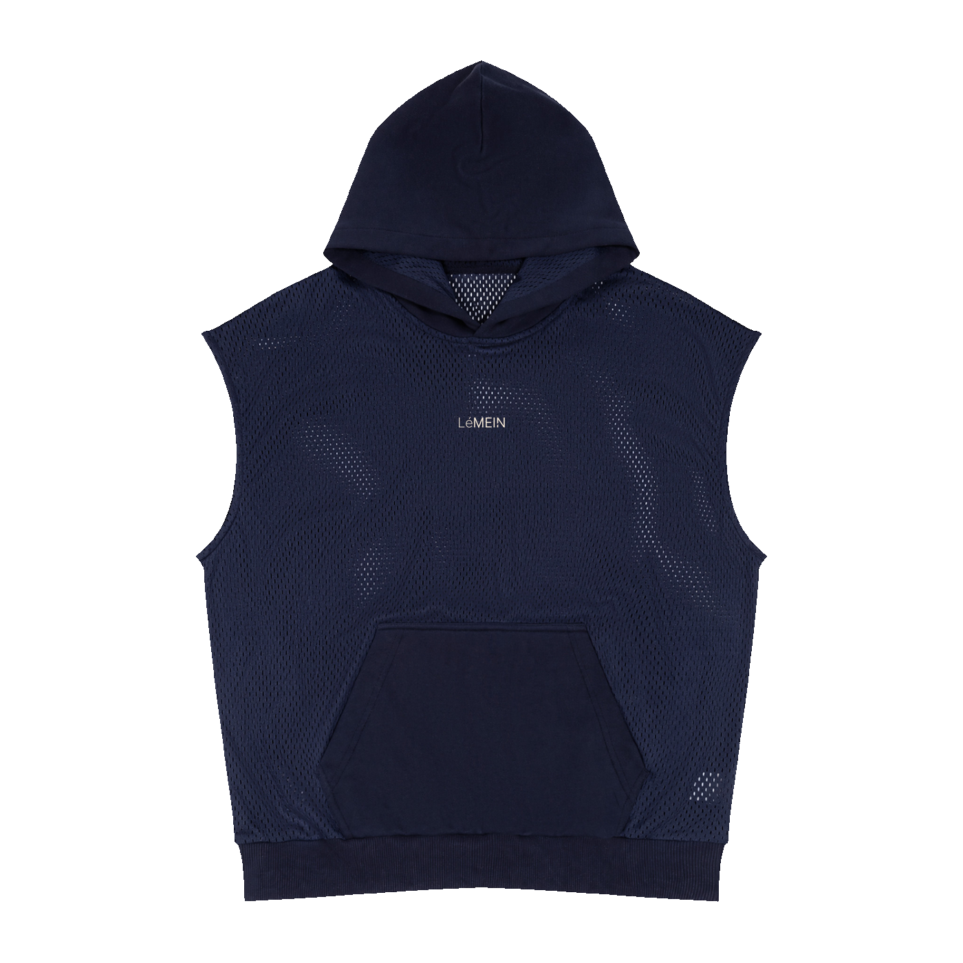 The Mesh Hoodie in Navy Blue #Color_Navy Blue