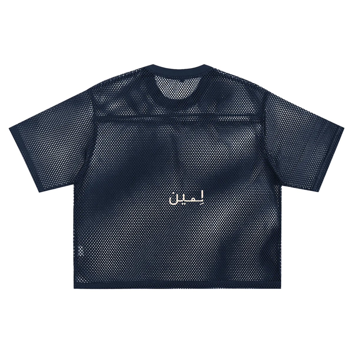 The Net Tee in Blue, back #Color_Blue