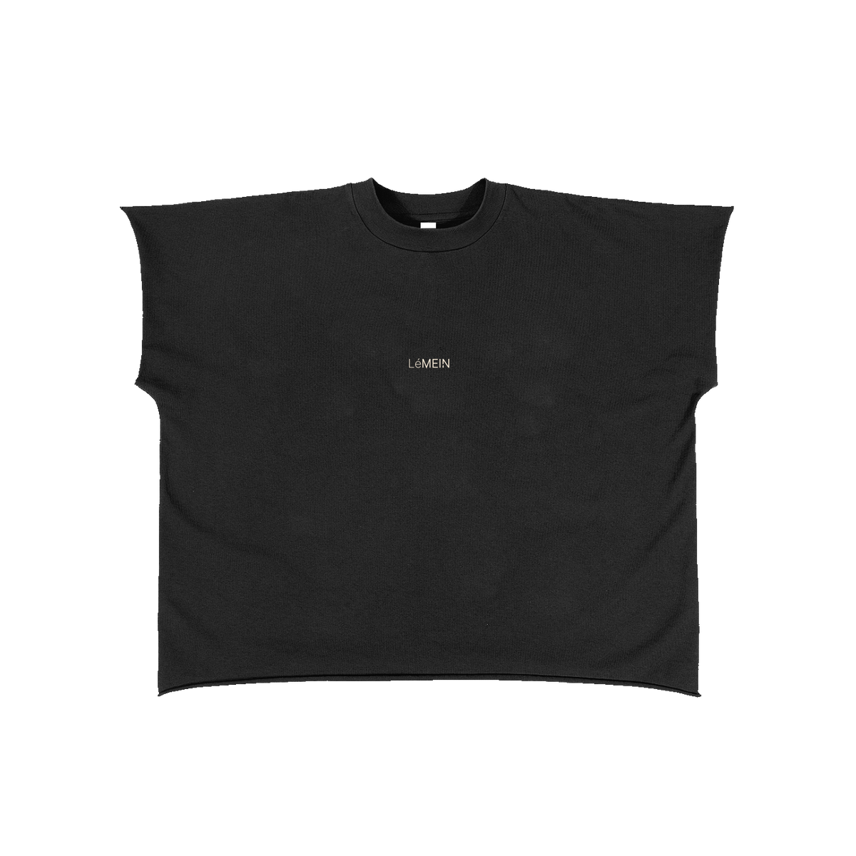 The Raw Edge Tee in Black #Color_Black