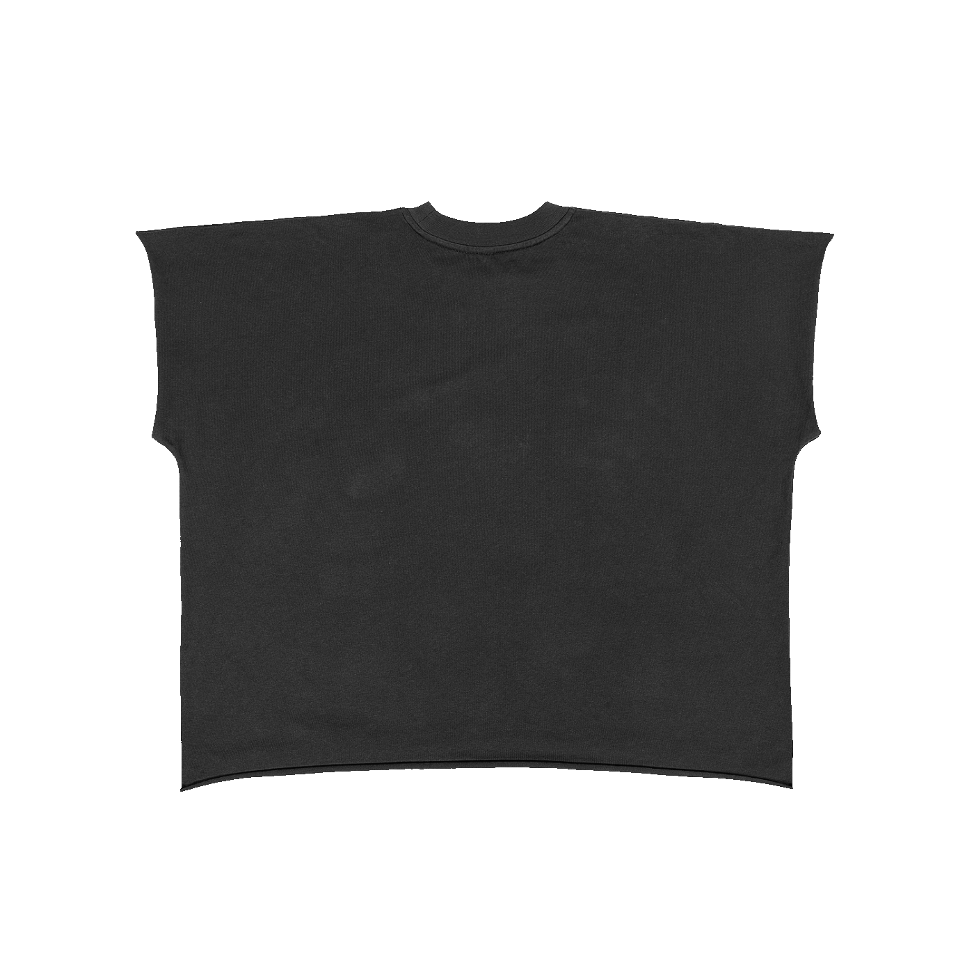 The Raw Edge Tee in Black, back #Color_Black