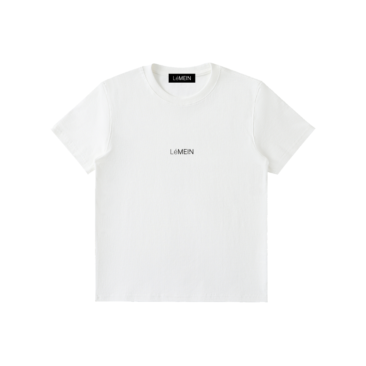 The Ribbed Crop in White #Color_White