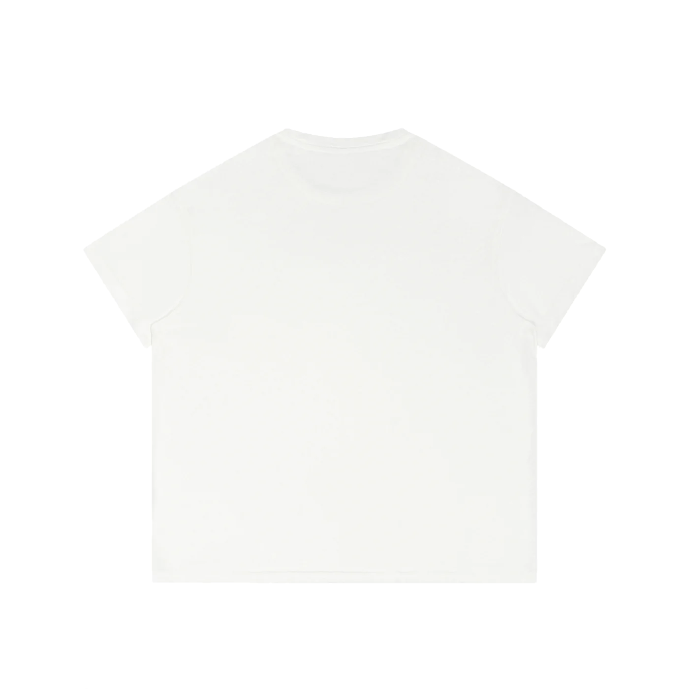 The Sheer Tee in White, back #Color_White