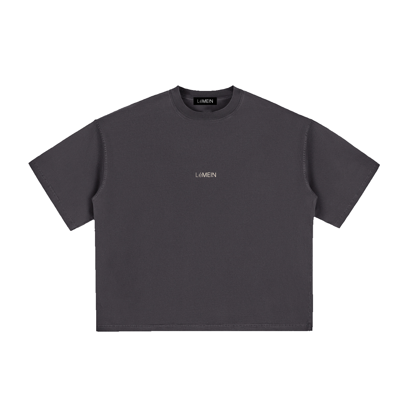 The Washed Boxy Tee in Black #Color_Black