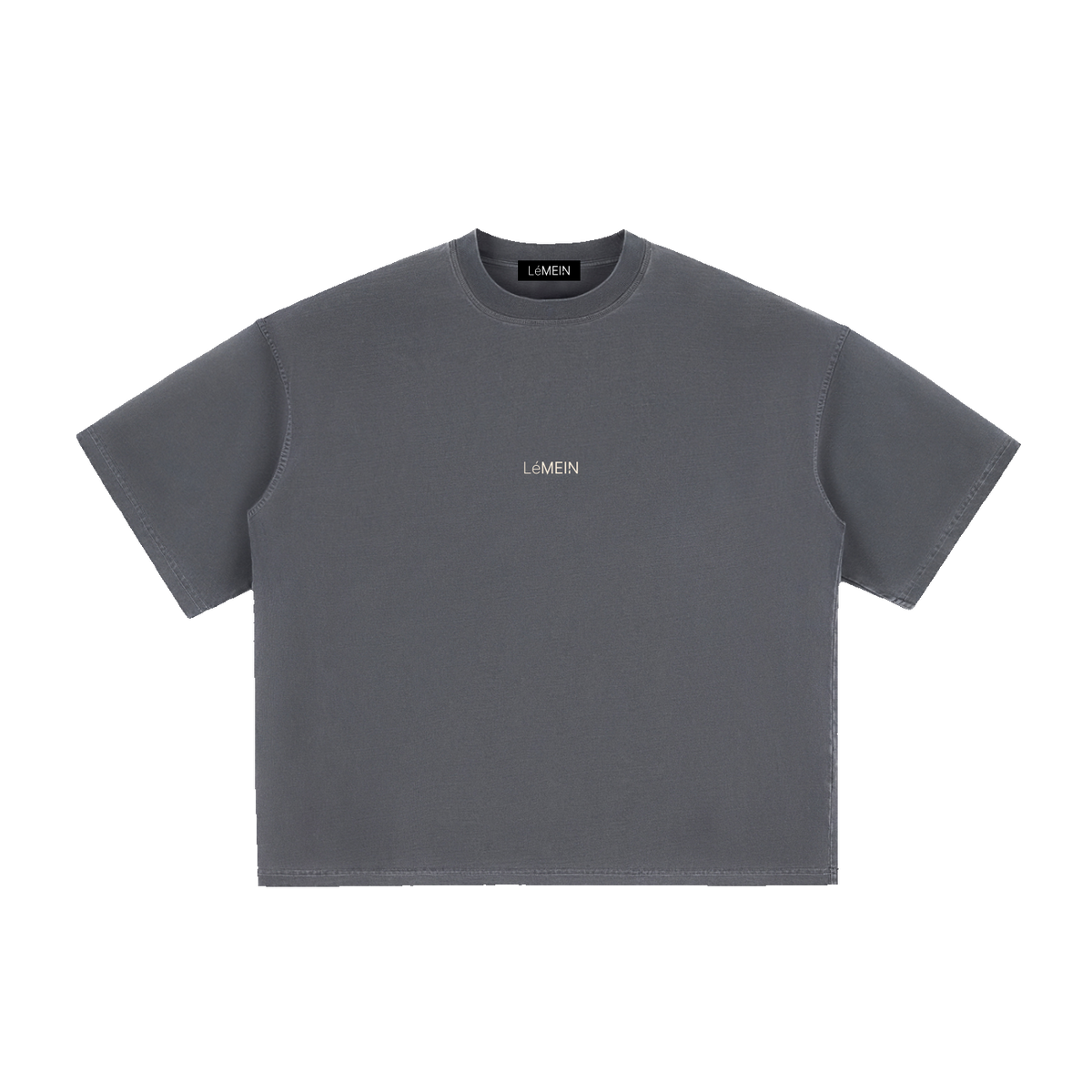 The Washed Boxy Tee in Haze Gray #Color_Haze Gray