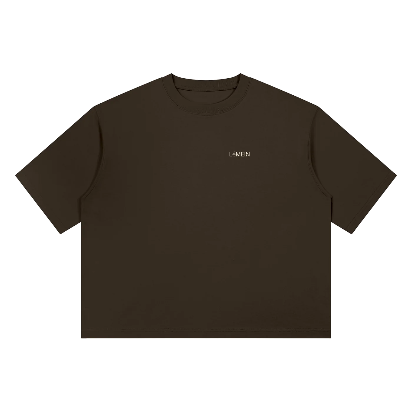 The Boxy Tee in Coffee #Color_Coffee