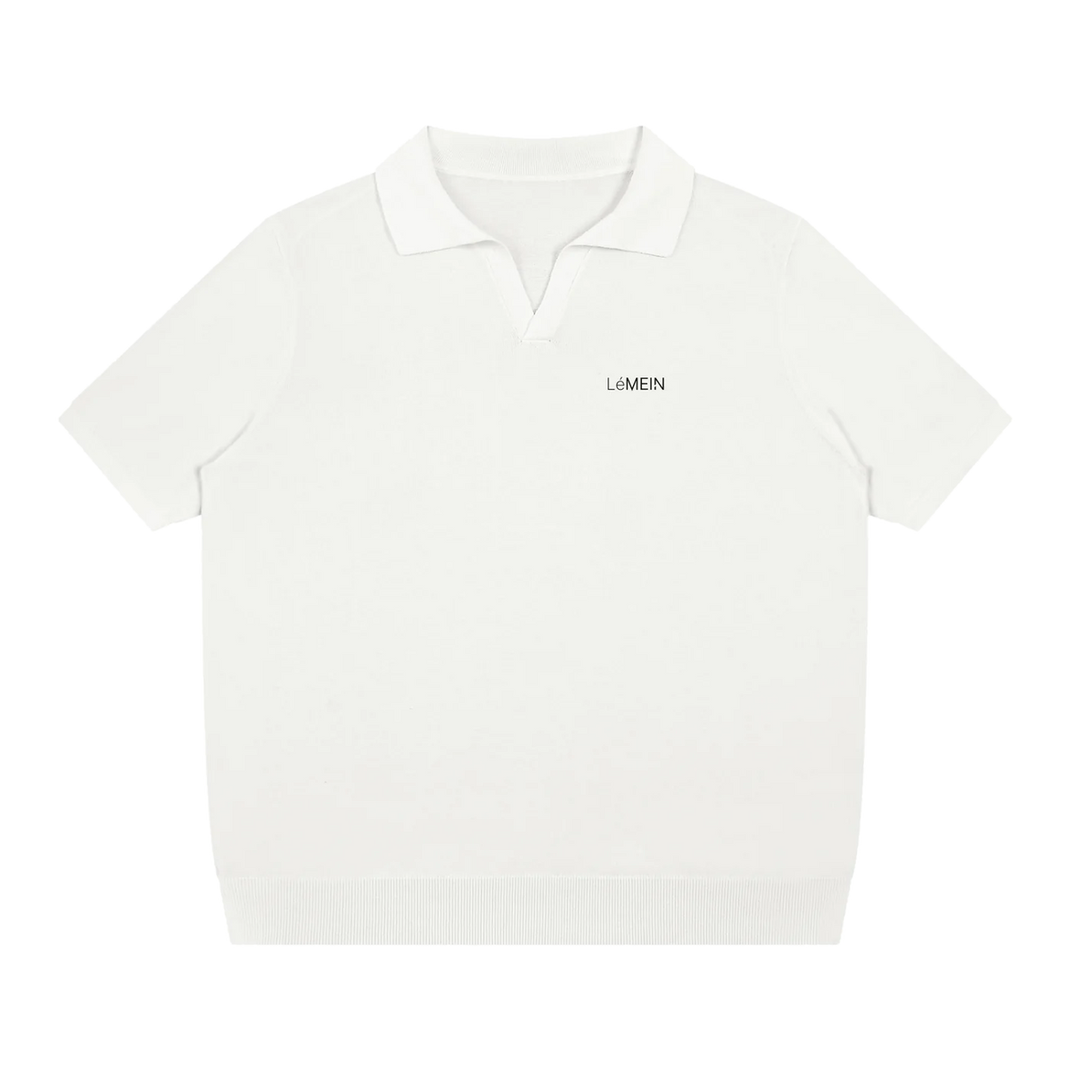 The Oversized Polo in White #Color_White