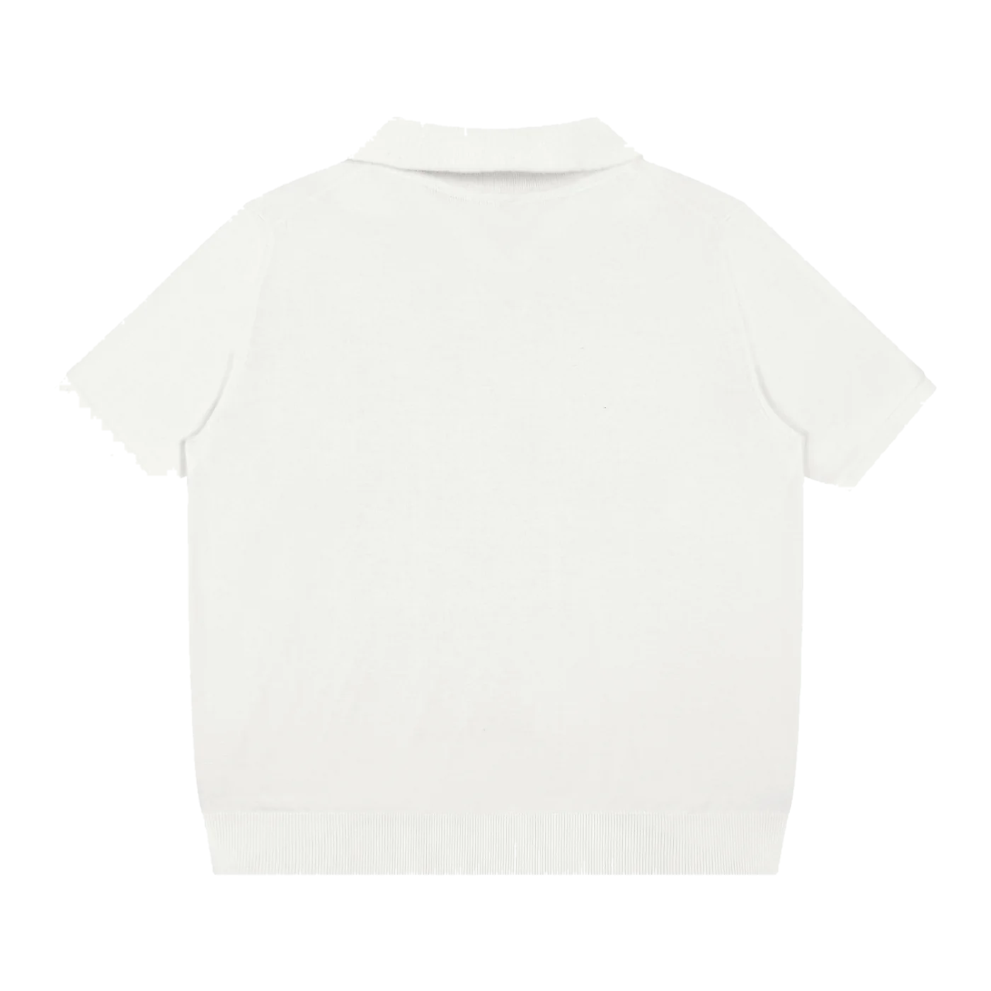The Oversized Polo in White, back #Color_White