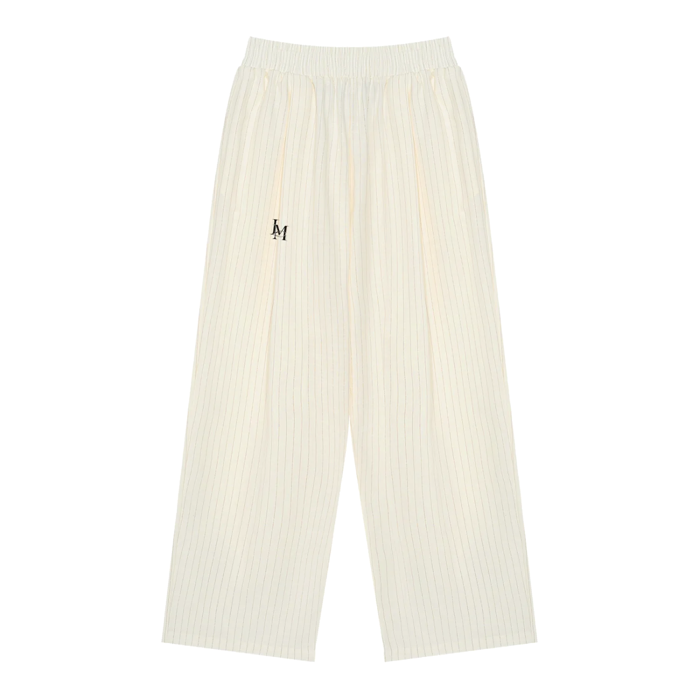 The Pleated Trouser in White #Color_White