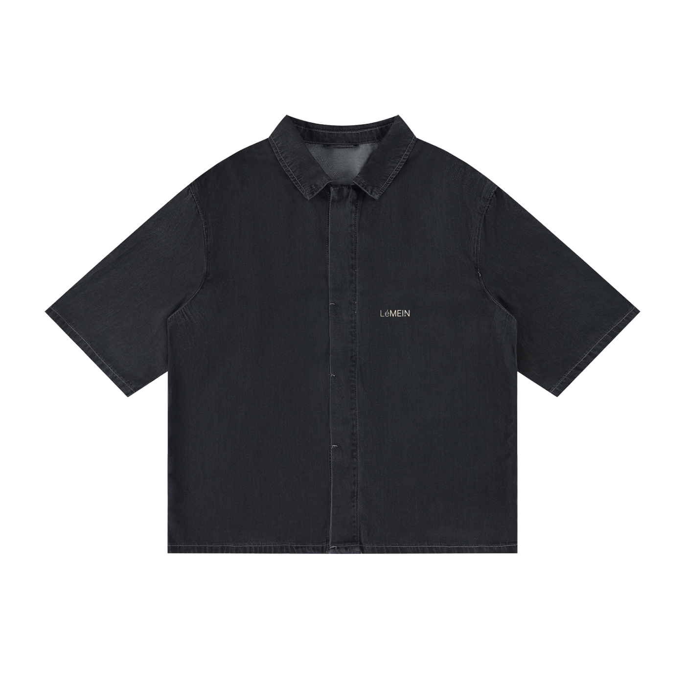The Lyocell Shirt in Black #Color_Black