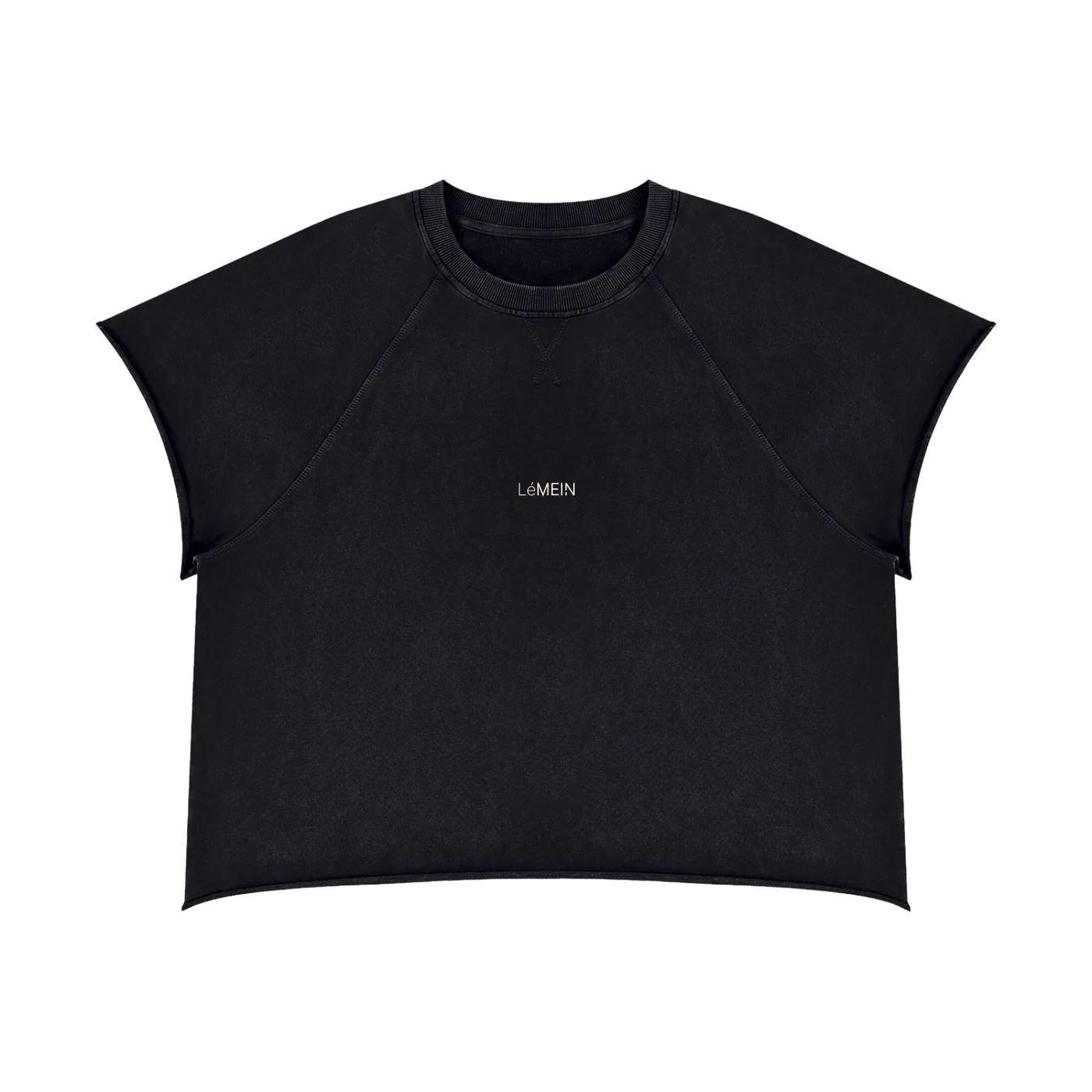 The Raglan Tee in Black #Color_Black