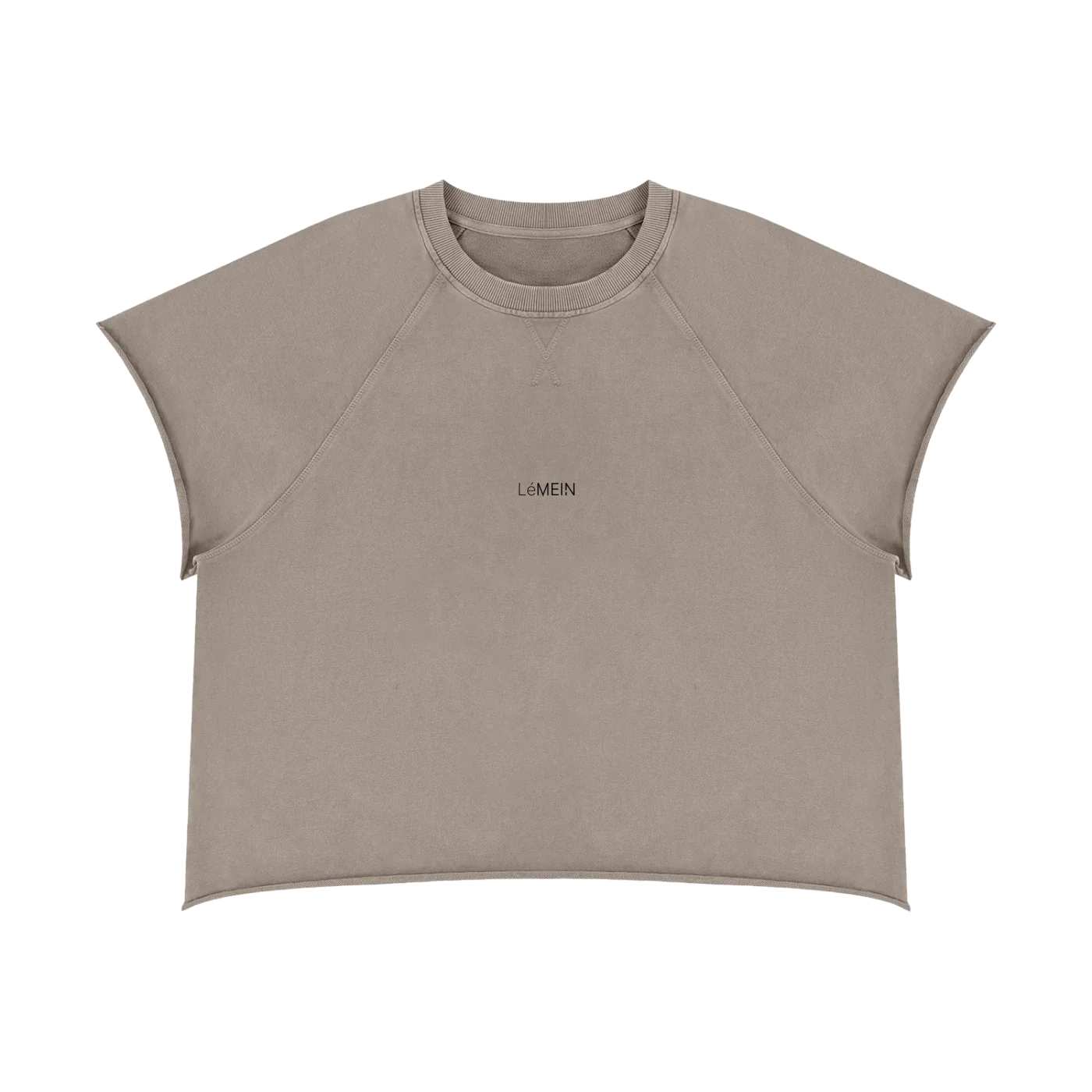 The Raglan Tee in Khaki Ash #Color_Khaki Ash