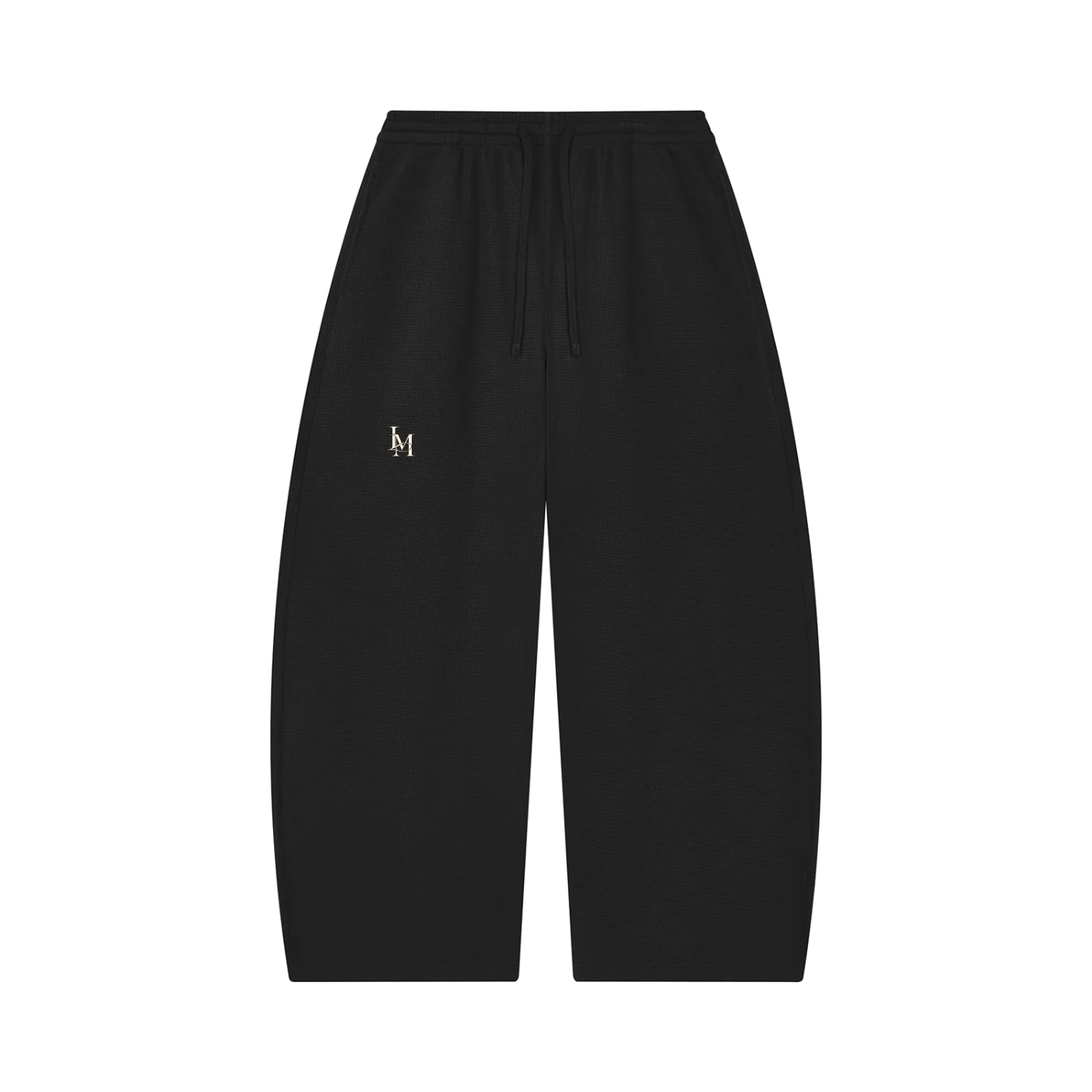 The Waffle Trouser in Black #Color_Black