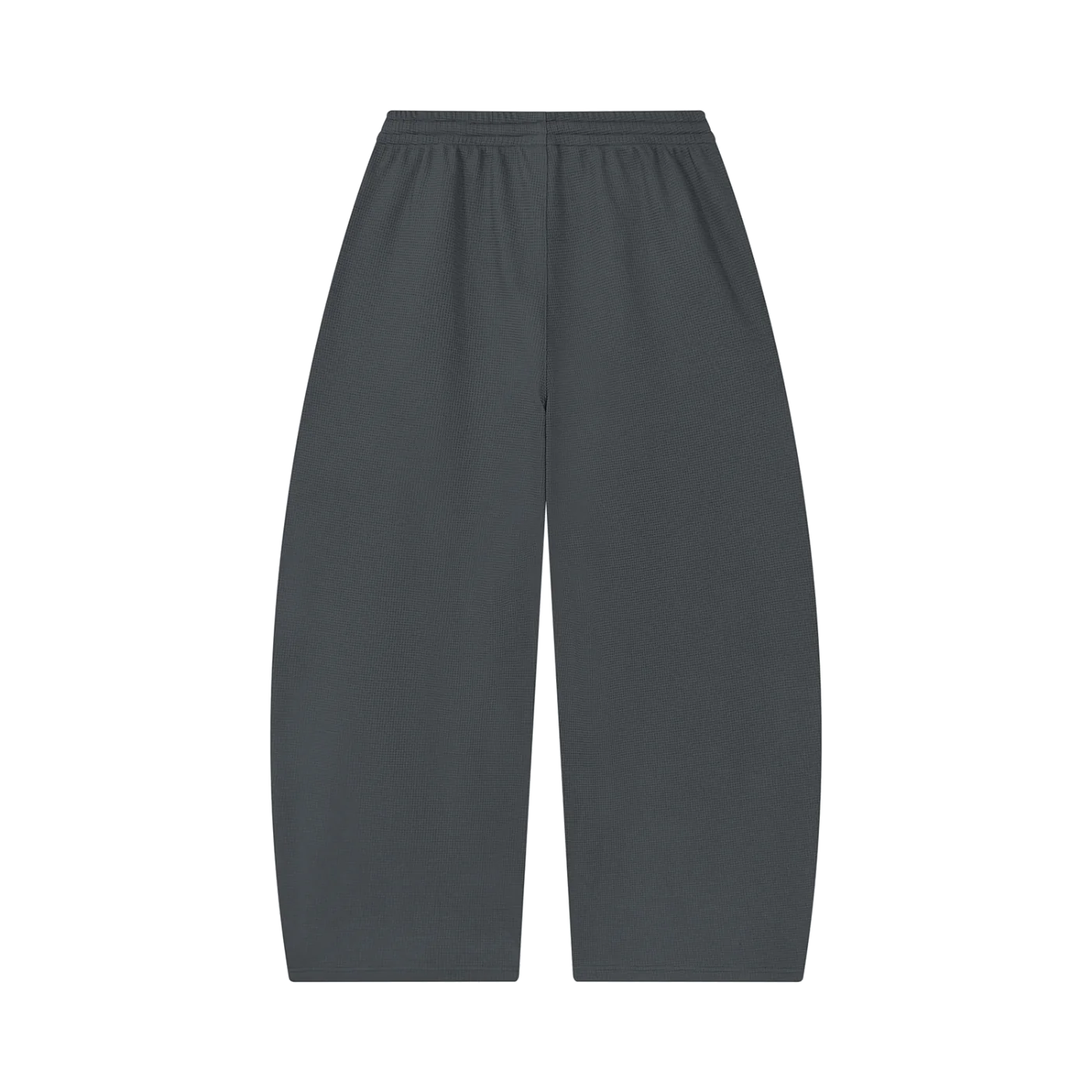 The Waffle Trouser in Dark Gray, back #Color_Dark Gray