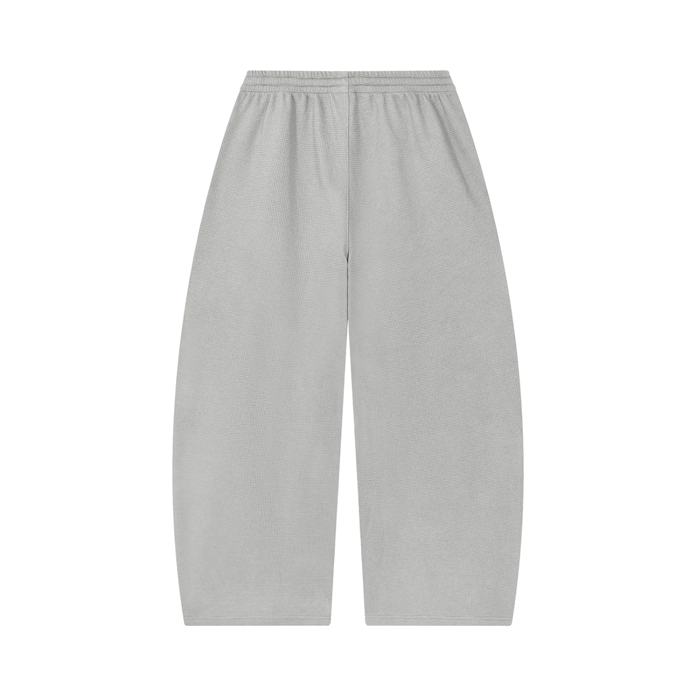 The Waffle Trouser in Light Gray, back #Color_Light Gray