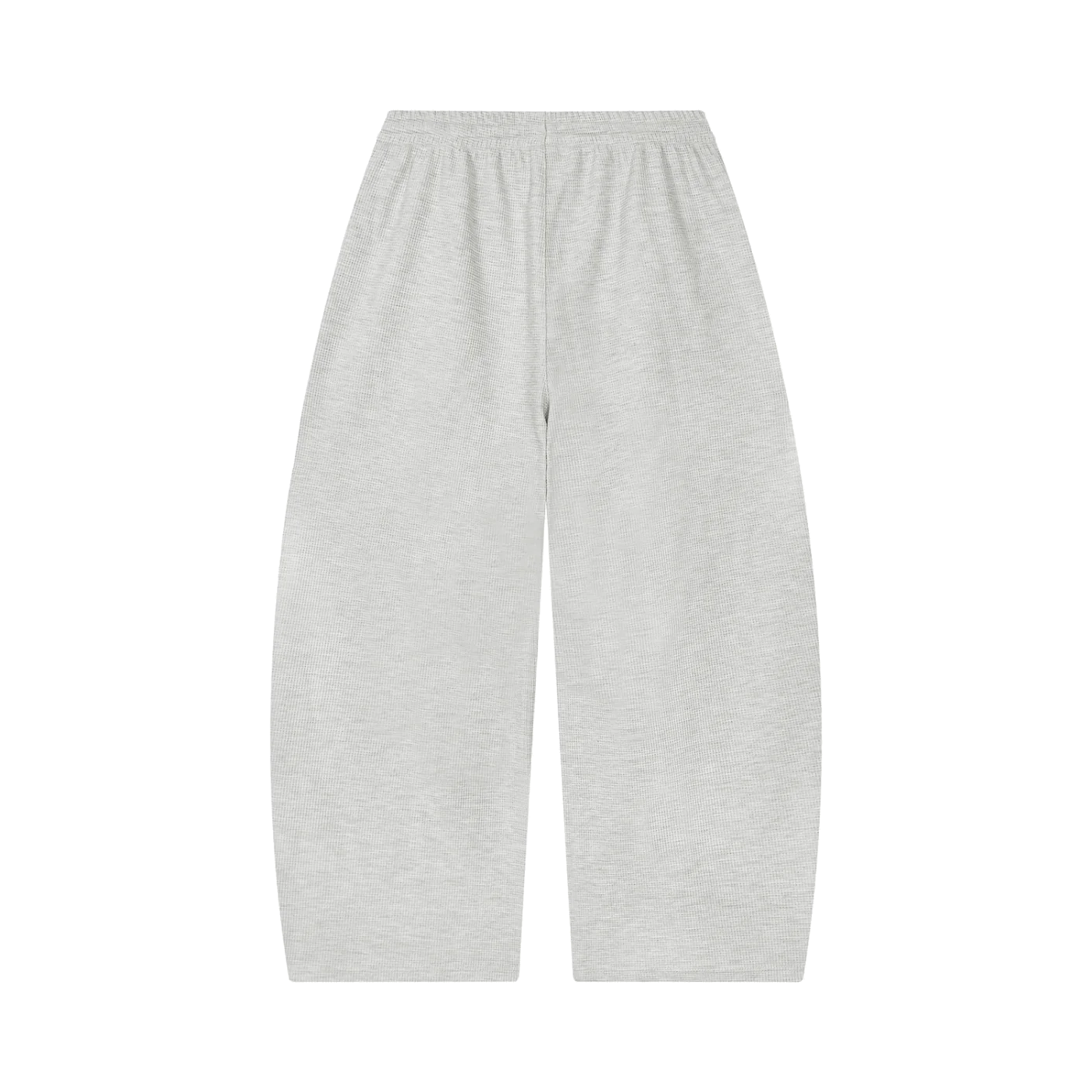 The Waffle Trouser in Oat Gray, back #Color_Oat Gray